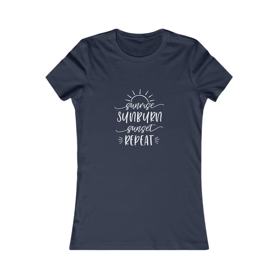 Beach Lake Life Sunrise Sunset | Women’s Bella Canvas Soft Style Tee T-Shirt | Embrace Your Vibe