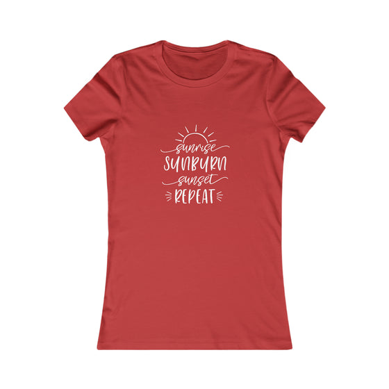 Beach Lake Life Sunrise Sunset | Women’s Bella Canvas Soft Style Tee T-Shirt | Embrace Your Vibe