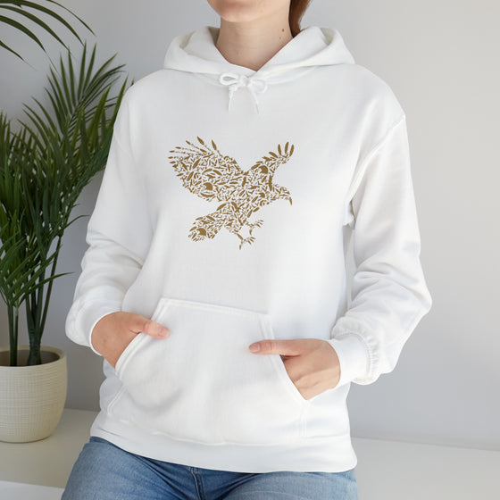 Eagle Flight Sweatshirt | Abstract Unisex Hooded Hoodie Sweatshirt