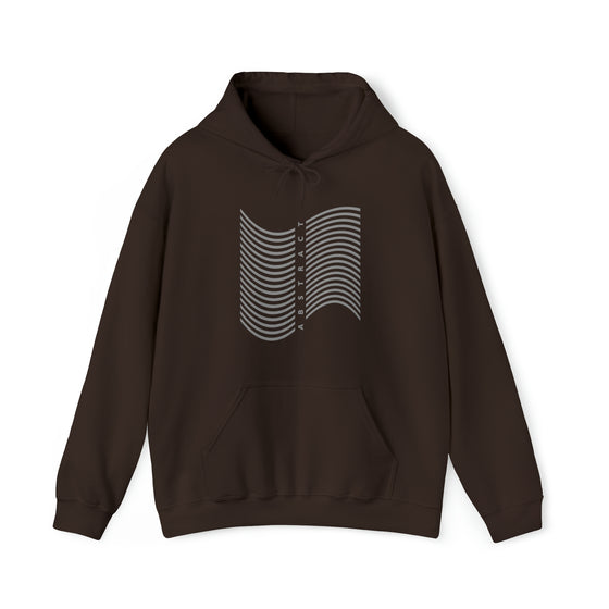 Abstract Shapes V3 Wave Lines | Abstract | Minimalist | Modern  Unisex Hooded Hoodie Sweatshirt | Embrace Your Vibe