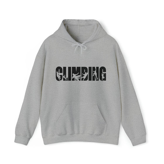 Rock Climbing Sweatshirt |Silhouette Climbers | Unisex Hooded Hoodie Sweatshirt