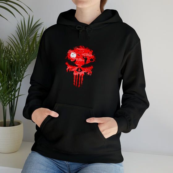 Abstract Sweatshirt | Stand And Bleed Mask Halloween | Abstract Unisex Hooded Hoodie Sweatshirt | Embrace Your Vibe