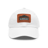 Hat Cap | Wanderlust Travel Leather Patch Baseball Cap