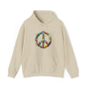 Flower Piece Symbol Sweatshirt | Watercolor Unisex Hooded Hoodie Sweatshirt