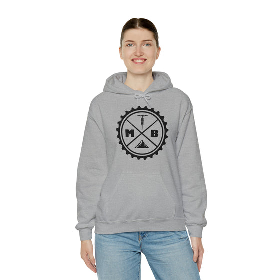 Bike Sweatshirt | MTB Mountain Bike X Rides | Unisex Hooded Hoodie Sweatshirt