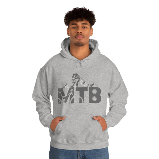 Chill Stitch – MTB Mountain Bike Mountains - Unisex Hooded Hoodie Sweatshirt – Embrace Your Vibe