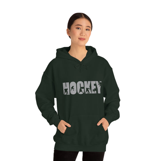 Chill Stitch – Hockey Sport - Unisex Hooded Hoodie Sweatshirt – Embrace Your Vibe