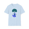 Hippie Shirt | Earth Peace Designs | Unisex Soft Style T-Shirt | World Peace Earth Tree