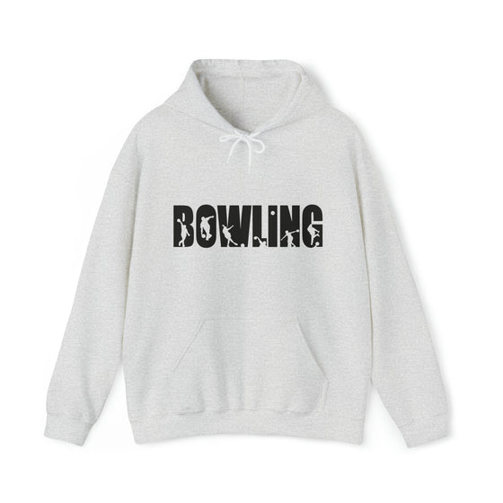 Bowling Silhouette Sport | Unisex Hooded Hoodie Sweatshirt | Embrace Your Vibe