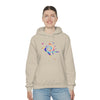 Chill Stitch – Peace Sign Color Splat - Unisex Hooded Hoodie Sweatshirt – Embrace Your Vibe