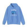 Happy Camper Sweatshirt | Heart Camping Outdoors  | Unisex Hooded Hoodie Sweatshirt