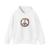 Flower Piece Symbol Sweatshirt | V3 Watercolor | Unisex Hooded Hoodie Sweatshirt