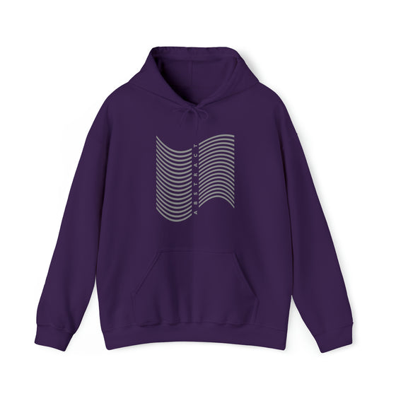 Abstract Shapes V3 Wave Lines | Abstract | Minimalist | Modern  Unisex Hooded Hoodie Sweatshirt | Embrace Your Vibe