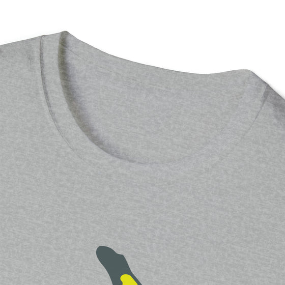 Banana Skateboard Skateboarding | Abstract | Minimalist | Modern | Unisex Soft Style Tee T-Shirt | Embrace Your Vibe