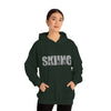 Chill Stitch – Skiing Sport - Unisex Hooded Hoodie Sweatshirt – Embrace Your Vibe