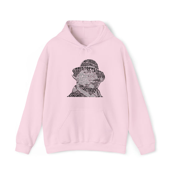 Notorious Big Rapper | Unisex Hooded Hoodie Sweatshirt  | Calligram Word Design