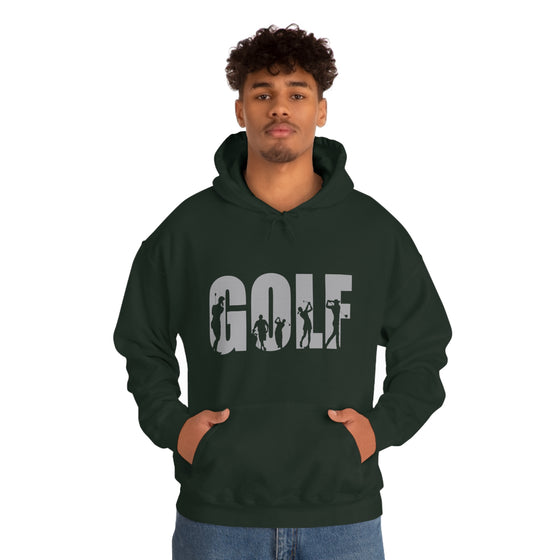 Chill Stitch – Golf Sport - Unisex Hooded Hoodie Sweatshirt – Embrace Your Vibe