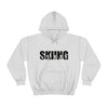 Chill Stitch – Skiing Sport - Unisex Hooded Hoodie Sweatshirt – Embrace Your Vibe