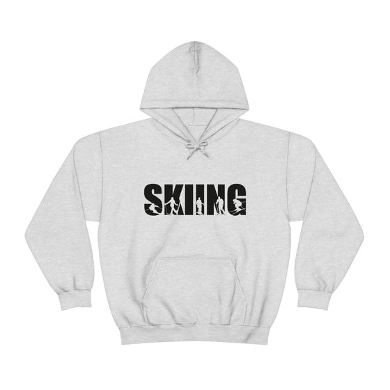 Chill Stitch – Skiing Sport - Unisex Hooded Hoodie Sweatshirt – Embrace Your Vibe