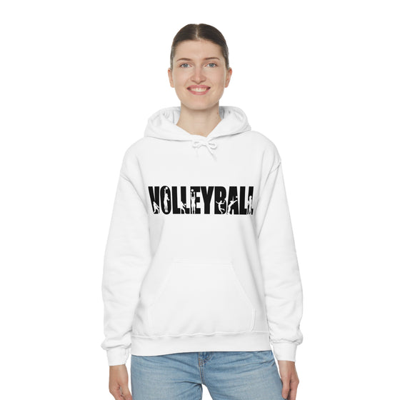 Chill Stitch – Volleyball Sport - Unisex Hooded Hoodie Sweatshirt – Embrace Your Vibe