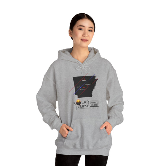 ARKANSAS Total Solar Eclipses April 8  2024  Total Eclipse | Unisex Hooded Hoodie Sweatshirt | Embrace Your Vibe |  Astronomy