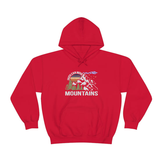 Faith Move Mountains Sweatshirt | Unisex Hooded Hoodie Sweatshirt