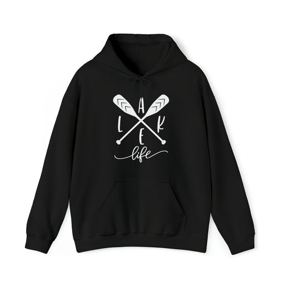 Lake Life Sweatshirt |Oars Camping Lake Living Rowing |  Unisex Hooded Hoodie Sweatshirt