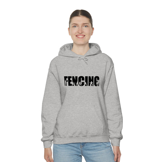 Fencing Sport Sweatshirt | Unisex Hooded Hoodie Sweatshirt