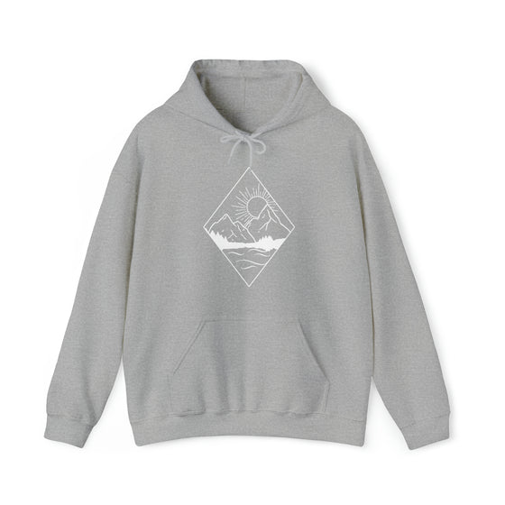 Diamond Lake Mountains Sweatshirt | Unisex Hooded Hoodie Sweatshirt