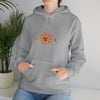 Abstract Mystic Direction Shapes V32 Sun Moon Solar Winds | Abstract | Minimalist | Modern | Unisex Hooded Hoodie Sweatshirt