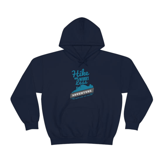 Chill Stitch – Hike More Worry Less - Unisex Hooded Hoodie Sweatshirt – Embrace Your Vibe