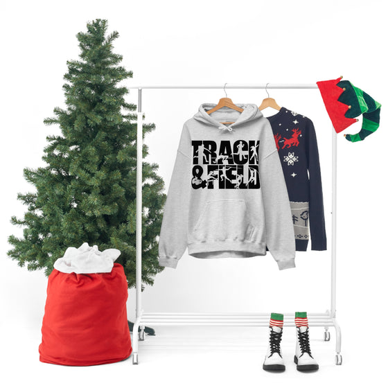 Chill Stitch – Track & Field Sport - Unisex Hooded Hoodie Sweatshirt – Embrace Your Vibe
