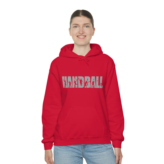 Chill Stitch – Handball Sport - Unisex Hooded Hoodie Sweatshirt – Embrace Your Vibe