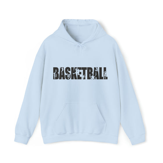 Basketball B-Ball Silhouette Sport | Unisex Hooded Hoodie Sweatshirt | Embrace Your Vibe