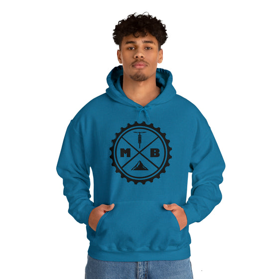 Bike Sweatshirt | MTB Mountain Bike X Rides | Unisex Hooded Hoodie Sweatshirt