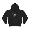 Chill Stitch – Peace Sign Color Splat - Unisex Hooded Hoodie Sweatshirt – Embrace Your Vibe