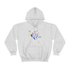 Chill Stitch – Peace Sign Color Splat - Unisex Hooded Hoodie Sweatshirt – Embrace Your Vibe