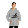 Bike Sweatshirt | MTB Mountain Bike Ride Biking | Unisex Hooded Hoodie Sweatshirt