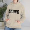 Chill Stitch – Skiing Sport - Unisex Hooded Hoodie Sweatshirt – Embrace Your Vibe