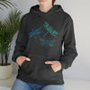 Dragonfly Mandala Sweatshirt | Nature Boho | Unisex Hooded Hoodie Sweatshirt