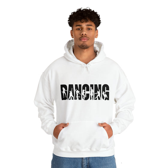 Dancing Dance Sweatshirt | Silhouette Sports Name | Unisex Hooded Hoodie Sweatshirt