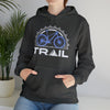 Bike Sweatshirt | MTB Mountain Bike Biking Trail Ride | Unisex Hooded Hoodie Sweatshirt | Embrace Your Vibe