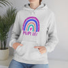 Chill Stitch – Mom Life Rainbow - Unisex Hooded Hoodie Sweatshirt – Embrace Your Vibe