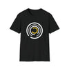 Abstract Semi Circle Letter C Shapes V9 | Unisex Soft Style Tee T-Shirt | Embrace Your Vibe