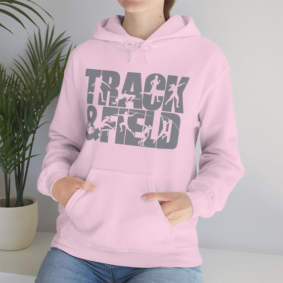 Chill Stitch – Track & Field Sport - Unisex Hooded Hoodie Sweatshirt – Embrace Your Vibe