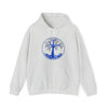 Beach Hoodie | Tree of Life Blues | Unisex Hooded Hoodie Sweatshirt