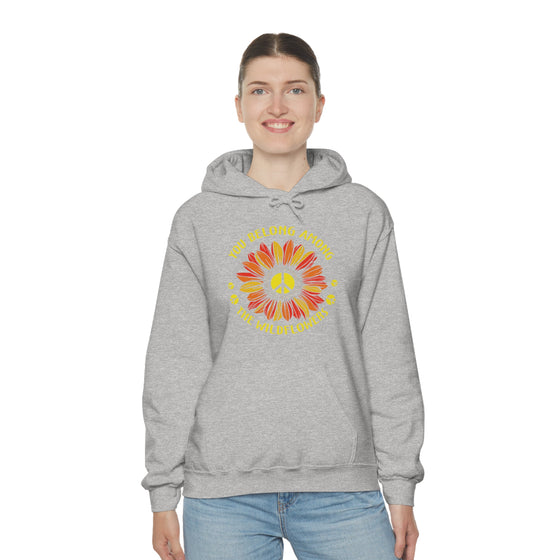 Among Wildflowers | Unisex Hooded Sweatshirt | Embrace Your Vibe