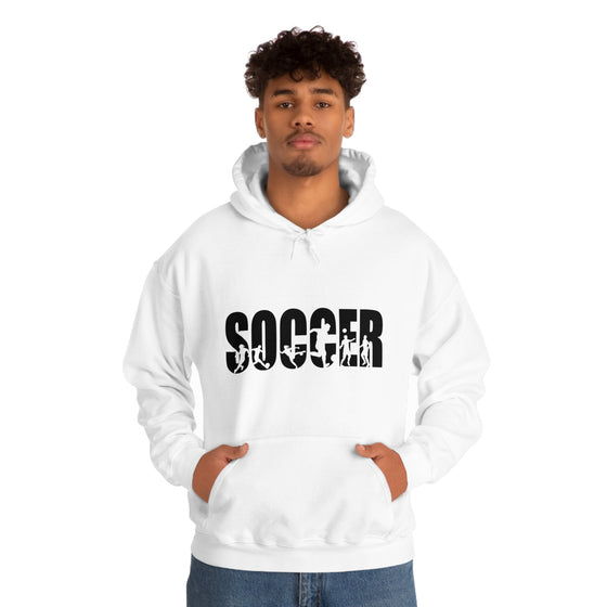 Chill Stitch – Soccer Sport - Unisex Hooded Hoodie Sweatshirt – Embrace Your Vibe