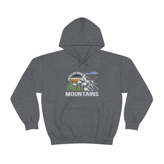 Faith Move Mountains Sweatshirt | Unisex Hooded Hoodie Sweatshirt