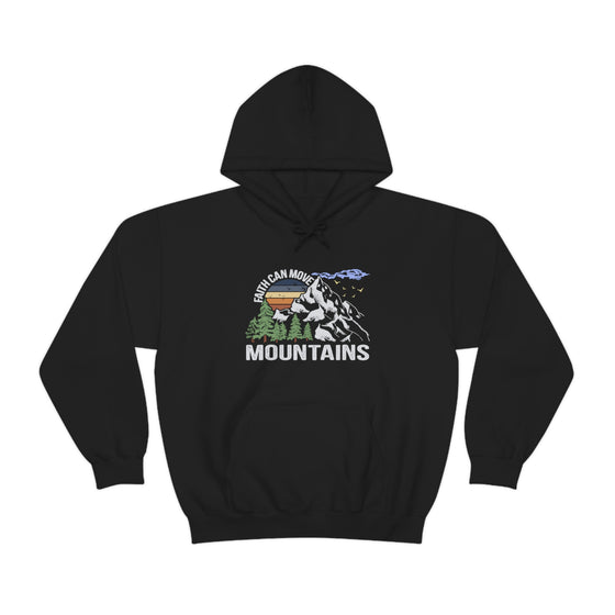 Faith Move Mountains Sweatshirt | Unisex Hooded Hoodie Sweatshirt